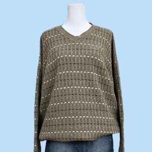 vintage 90s striped indie skater grunge knit sweater